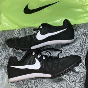 Black Nike women’s track spikes size 11